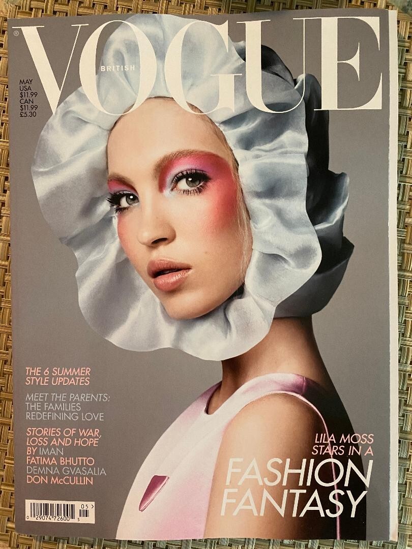 LILA MOSS FASHION FANTASY Vogue Magazine May 2022 BRITISH