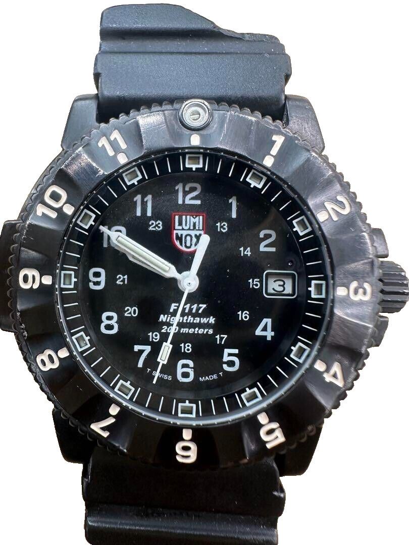 アヤトジョナサン様　LUMINOX F-117 NIGHTHAWK 3400 LUMINOX F-117 NIGHTHAWK 3400 SERIES Quartz Black Men's Watch