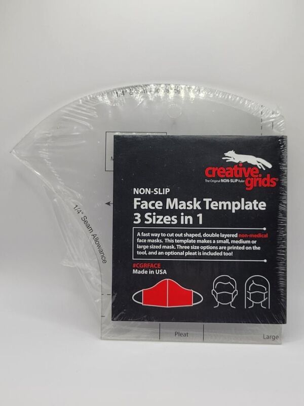 Creative Grids: Face Mask Template 3 Sizes in 1