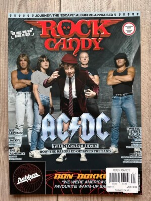 ROCK CANDY Magazine AC/DC THUNDERSTRUCK Issue 41 Dec Jan 2024 DOKKEN Journey DEF