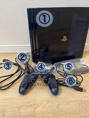 PlayStation 4 Pro 500 Million Limited Edition 2TB Console SONY PS4 Japan USED