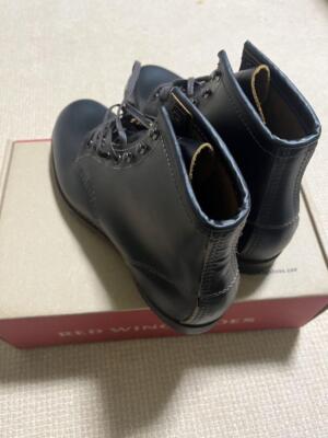 Pre-owned Red Wing Shoes Red Wing 9060 Beckman Boot Flat Box Width D Black Men Size 10d High Top Leather