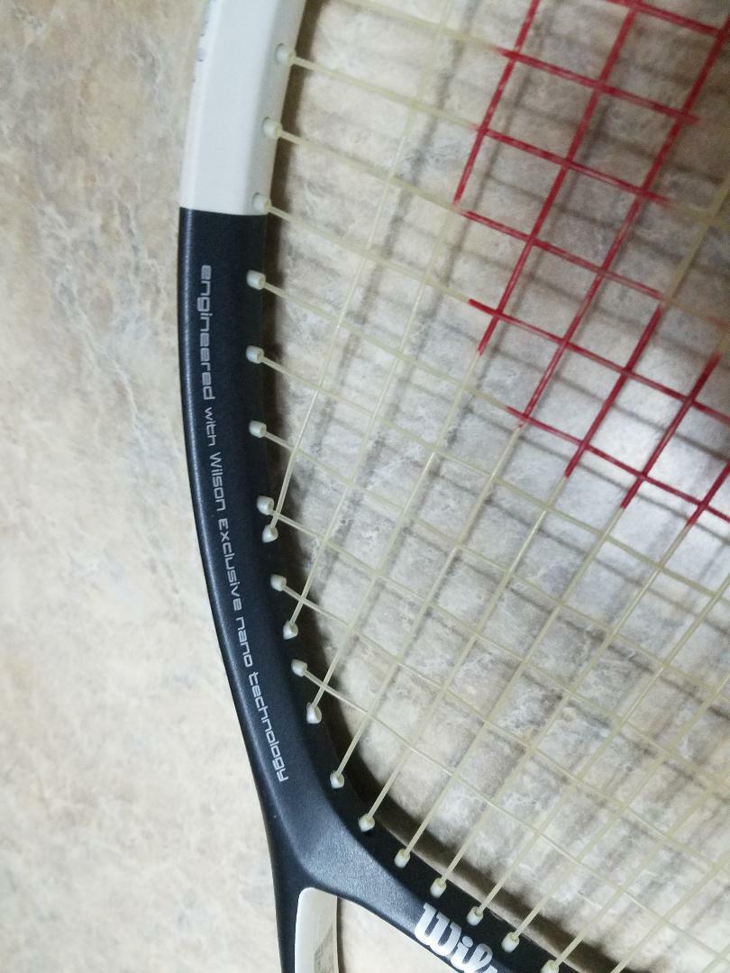 A Wilson Ncode N6 Oversize Tennis Racquet