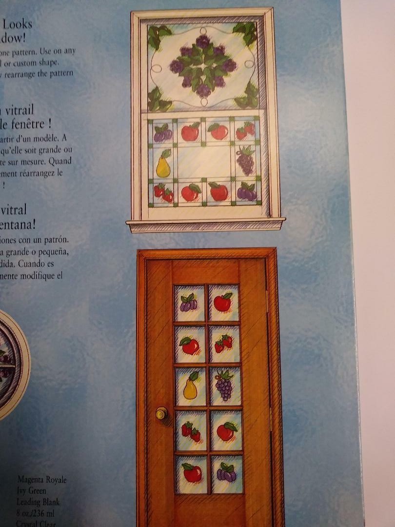 Gallery Glass Fruit Patterns To Fit Any Window 16107