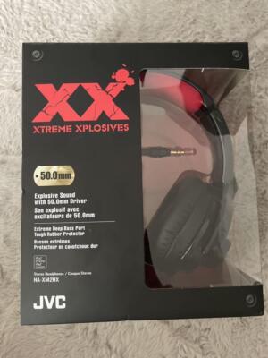 JVC HA-XM20X XXseries JVC Kenwood Closed Headphones Black