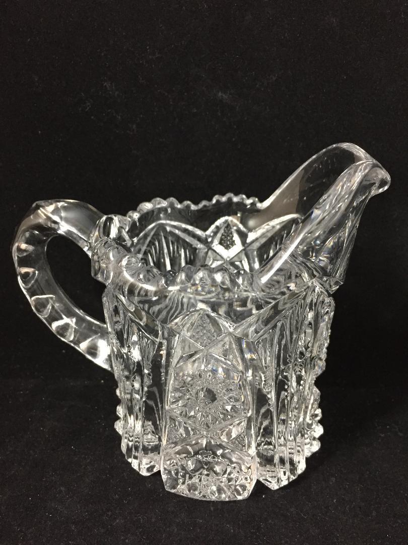 Vintage Imperial Glass Pressed Glass Sugar & Creamer 1909 USA eBay