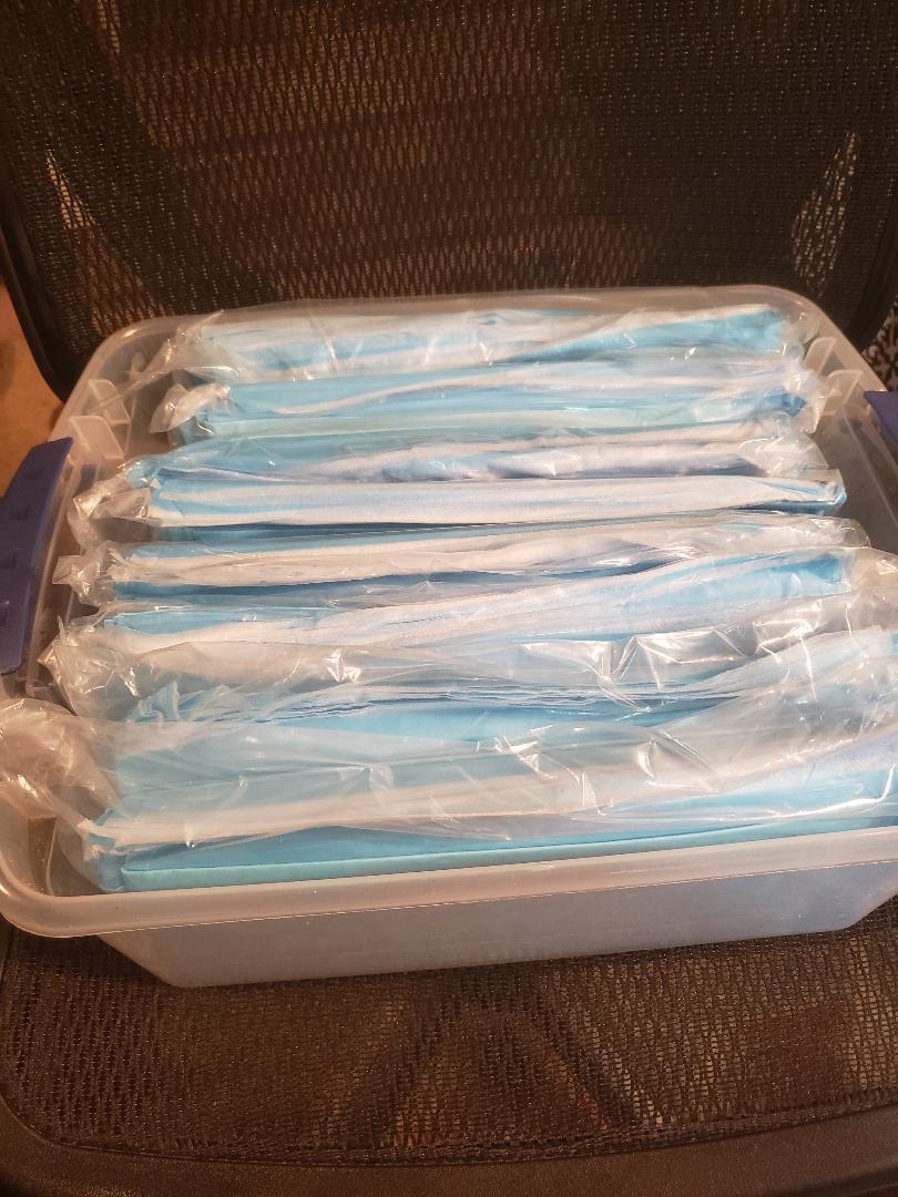 Blue Disposable Underpads, 23