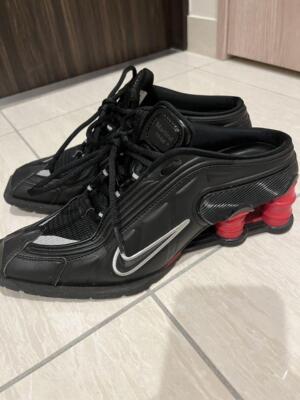 NIKE × Martinerose SHOX MR4 DQ2401-003 WMNS) Nike Shox Mule MR4 x Martine Rose 'Eggplant' DQ2401-003