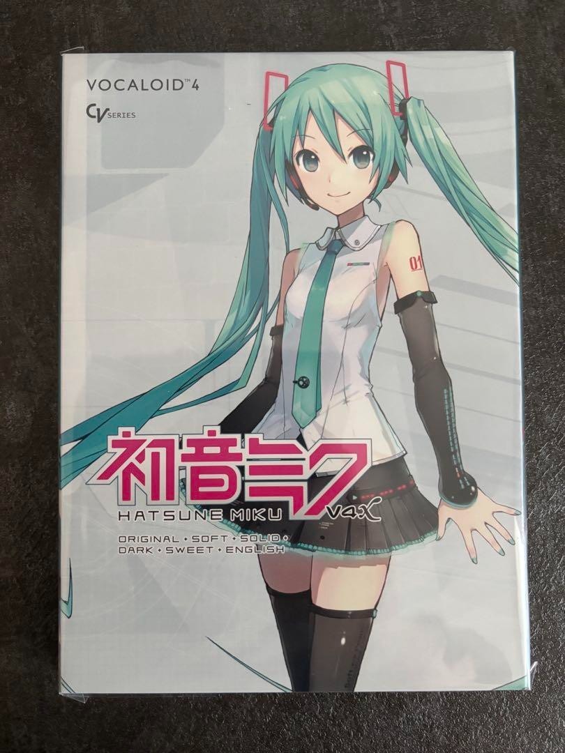 DTM・DAW Hatsune Miku V4X VOCALOID4 CRYPTON VOCALOID4 Hatsune Miku V4X incl. ENGLISH PACKAGE DVD