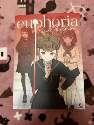 ユーフォリア ビジュアルファンブック Euphoria Visual Fan Book Art Works Anime Mook PC/Smartphone