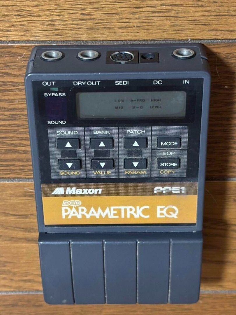 MAXON PPE1 PARAMETRIC EQ パライコ Maxon PPE-1 Programmable Parametric EQ Equalizer Effect