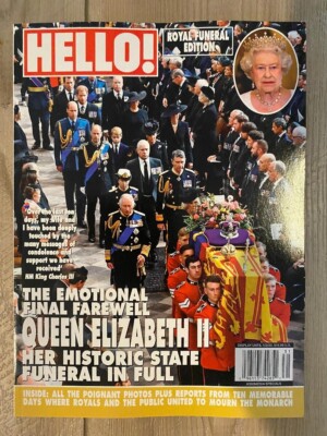 1926-2022 ELIZABETH II The QUEEN Hello Special Edition Magazine FINAL FAREWELL