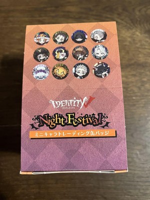 Identity V Night Festival Mini Character Trading Tin Badge Box