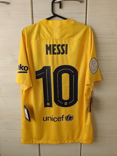 Messi Barcelona Nike Soccer Jersey Shirt 19/20 Size M Copa