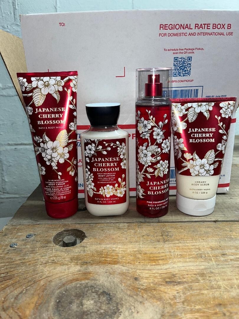 4 Bath & Body Works Japanese Cherry Blossom Fine Fragrance