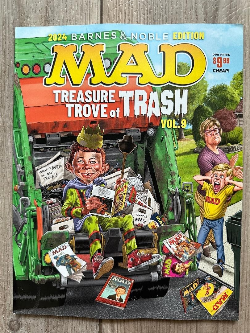 2024 MAD Special Collector's Edition 96 Pages TREASURE TROVE OF TRASH Vol 9 B&N