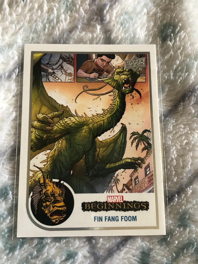 923-4 Marvel Beginnings Vol 2 Series 1 Base Fin Fang Foom | eBay