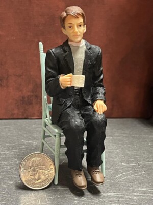 Dollhouse Miniature Doll Man CHAIR NOT INCLUDED 1:12 scale E30 Dollys Gallery