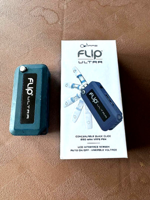 Flip Ultra Smoking Devise--Flip action. Easy to put in pocket.