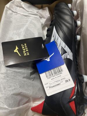 ミズノMORELIA NEO IV 26cm Mizuno Soccer Cleats MORELIA NEO 4 IV JAPAN Black P1GA2330