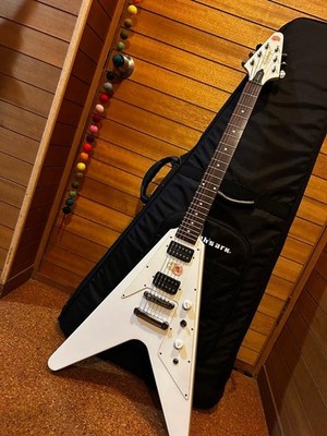 Epiphone Flying V Ebony Blue Electric Guitar Used From Japan | eBay