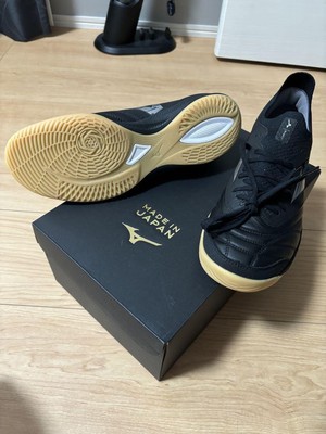 Pre-owned Mizuno Futsal Shoe Morelia Neo Sala Β Japan Tf Us 10 Q1gb2410 03  Black/silver