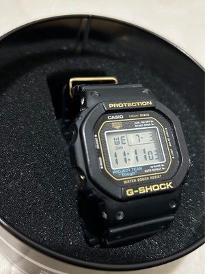 Casio G-Shock DW-5035D-1BJR 35th Anniversary ORIGIN GOLD Limited Box Papers USED