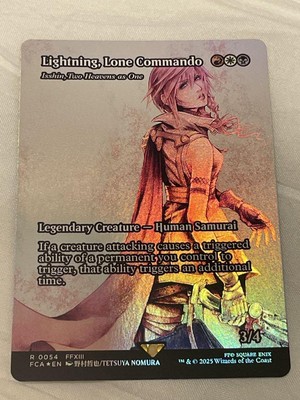 Foil 孤高の戦士ライトニングLightning, Lone Commando Foil Lightning, Lone Commando (isshin, Two Heavens As One