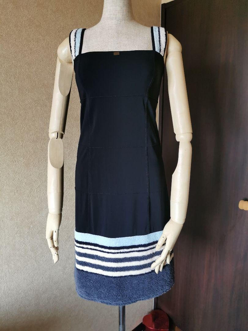 CHANEL P12948W02593 Maillot Dress Women Size 36 Black Made CHANEL P12948W02593 Maillot Dress Women Size 36 Black Made