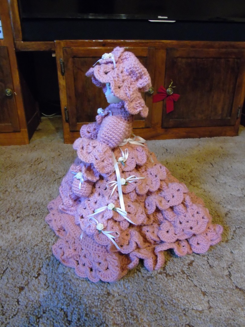 Vintage victorian fashion doll