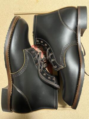 Pre-owned Red Wing Shoes Red Wing 9060 Beckman Boot Flat Box Width D Black Men Size 10d High Top Leather