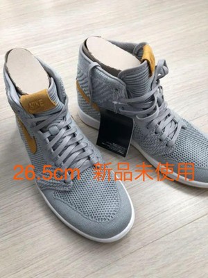  Air Jordan High Flyknit Wolf Gray Size US8.5