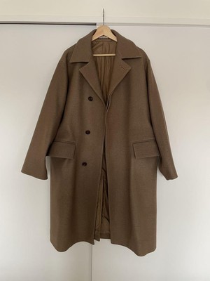 AURALEE（オーラリー）WOOL MELTON TRENCH COAT Auralee Melton wool and alpaca trench coat Auralee