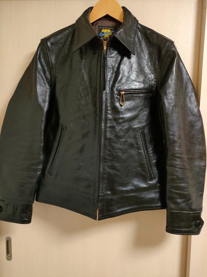 ジャケット・アウター RAINBOW COUNTRY HIGHWAYMAN Rainbow Country Highwayman Jacket Genuine Horsehide Size 38