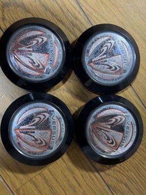 RAYS VERSUS wheel center cap used item 4 pieces #QQEE4L