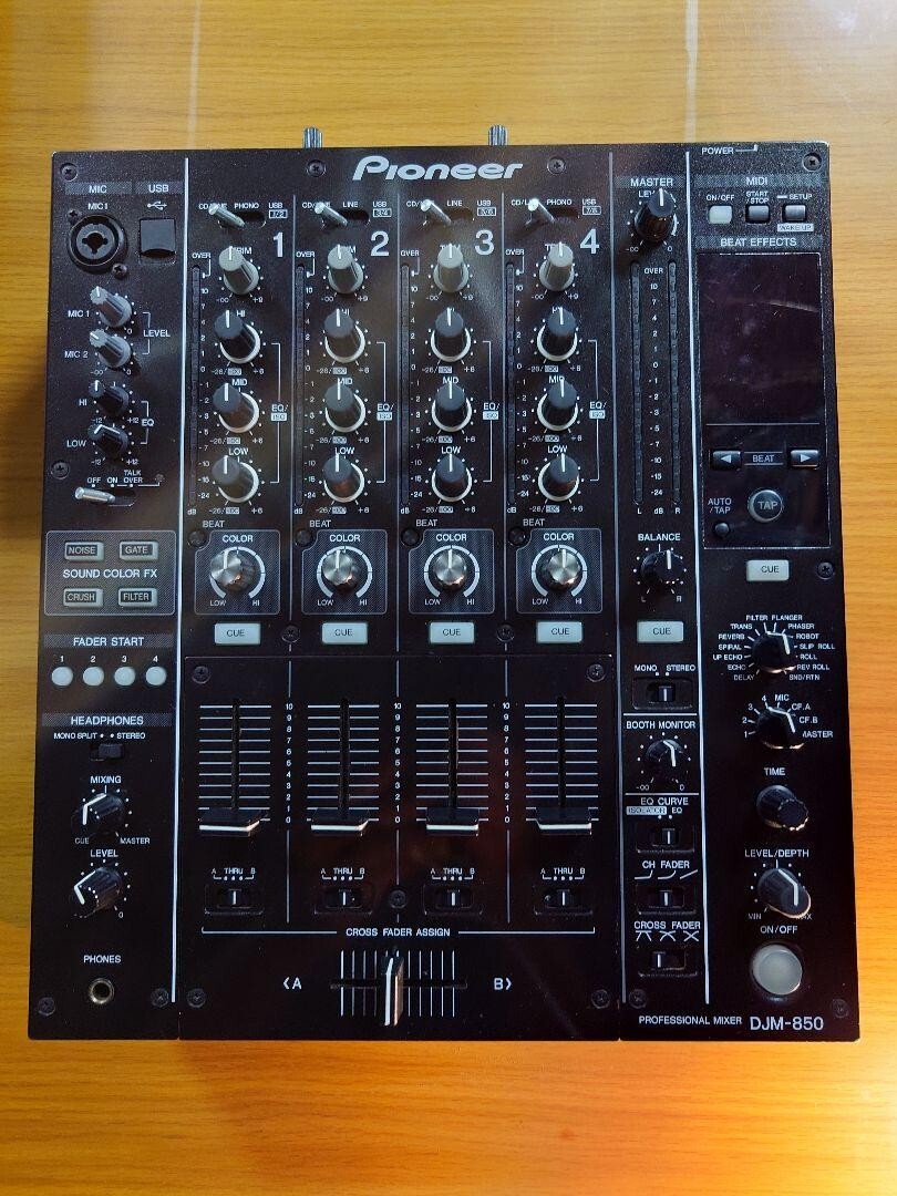Pioneer DJM-850-K DJミキサー Pioneer DJ DJM-850-K (archived): All specifications & features