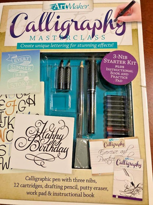 Hinkler Create Art Maker Calligraphy Master Class 3 NIB Starter Kit Unopened