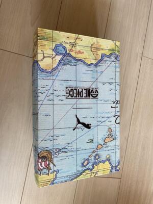 Pre-owned Puma X One Piece Suede Lufy Gear 5 Feather Gray 396524-01 Men's Us8.0 26.0cm