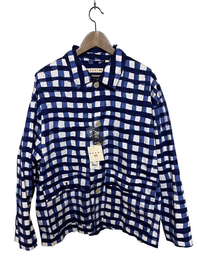 ジャケット・アウター marni UNIQLO  ragz 194local UNIQLO Down Oversized Hooded Coat (Printed, MARNI) green new