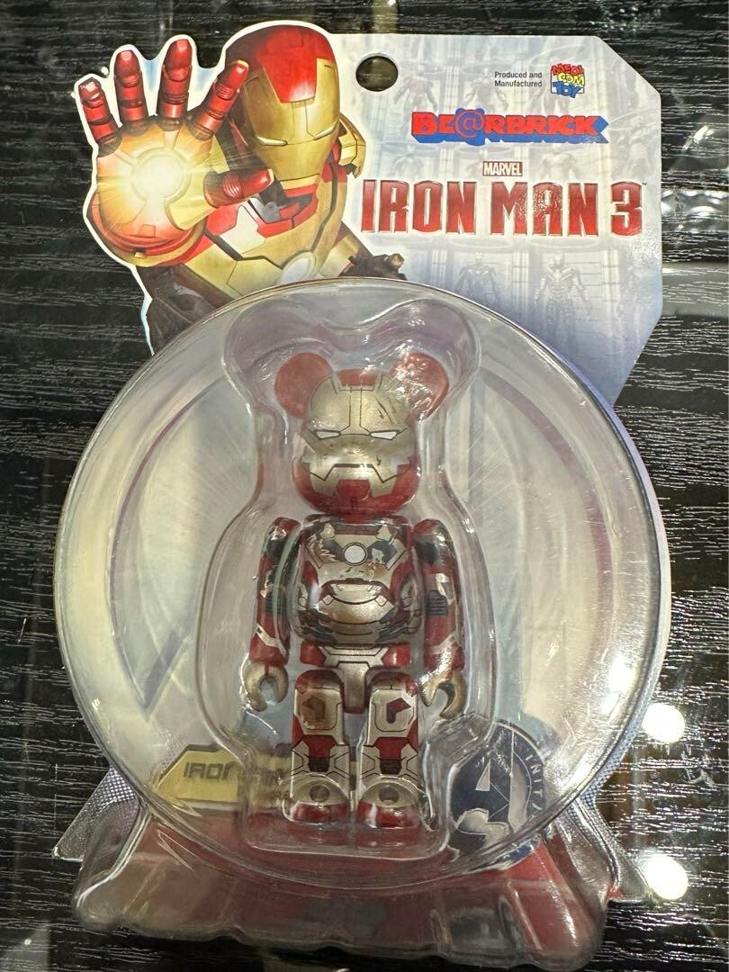 BE@RBRICK 100% IRON MAN 3 MEDICOM TOY Bearbrick from Japan