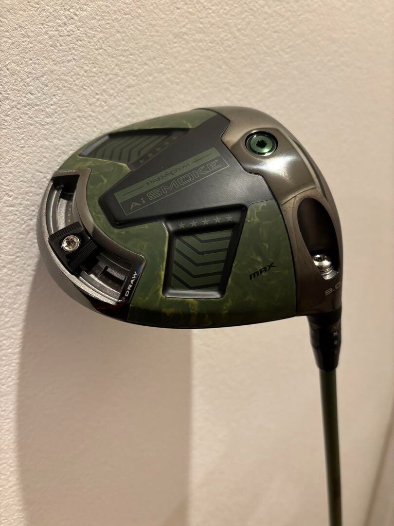 Callaway PARADYM Ai SMOKE MAX Driver 9 Flex Stiff TENSEi Callaway PARADYM Ai SMOKE MAX Driver 9 Flex Stiff TENSEi