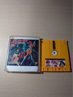 ''Dirty Pair Famicom Disk System Game Tested Working Vintage Used''