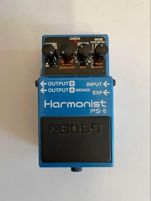 Boss PS-6 Harmonist Pitch Shifter Effektpedal für Gitarre funktionstüchtig