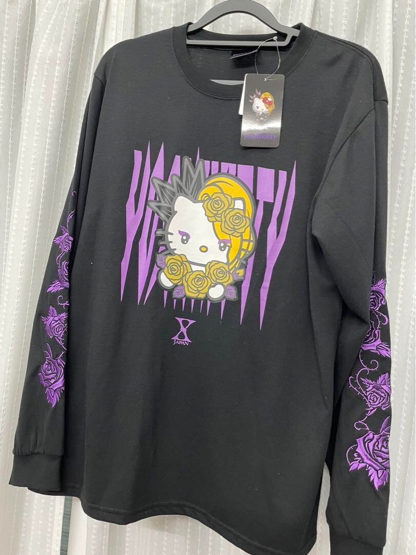 yoshikitty X JAPAN Tシャツ XL X japan YOSHIKI x Sanrio Hello Kitty collaboration