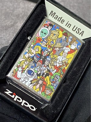 Zippo Oil Lighter Windy Silver Dust Special Processing Made in 2020