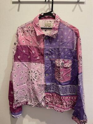 Kapital Capital Bandana Patchwork 1st Jacket Purple size 4