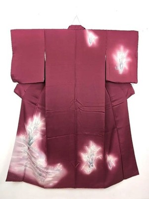 Kimono de visita japonesa Yamato Custom Made Komon Pure Silk Undershirt 163 cm