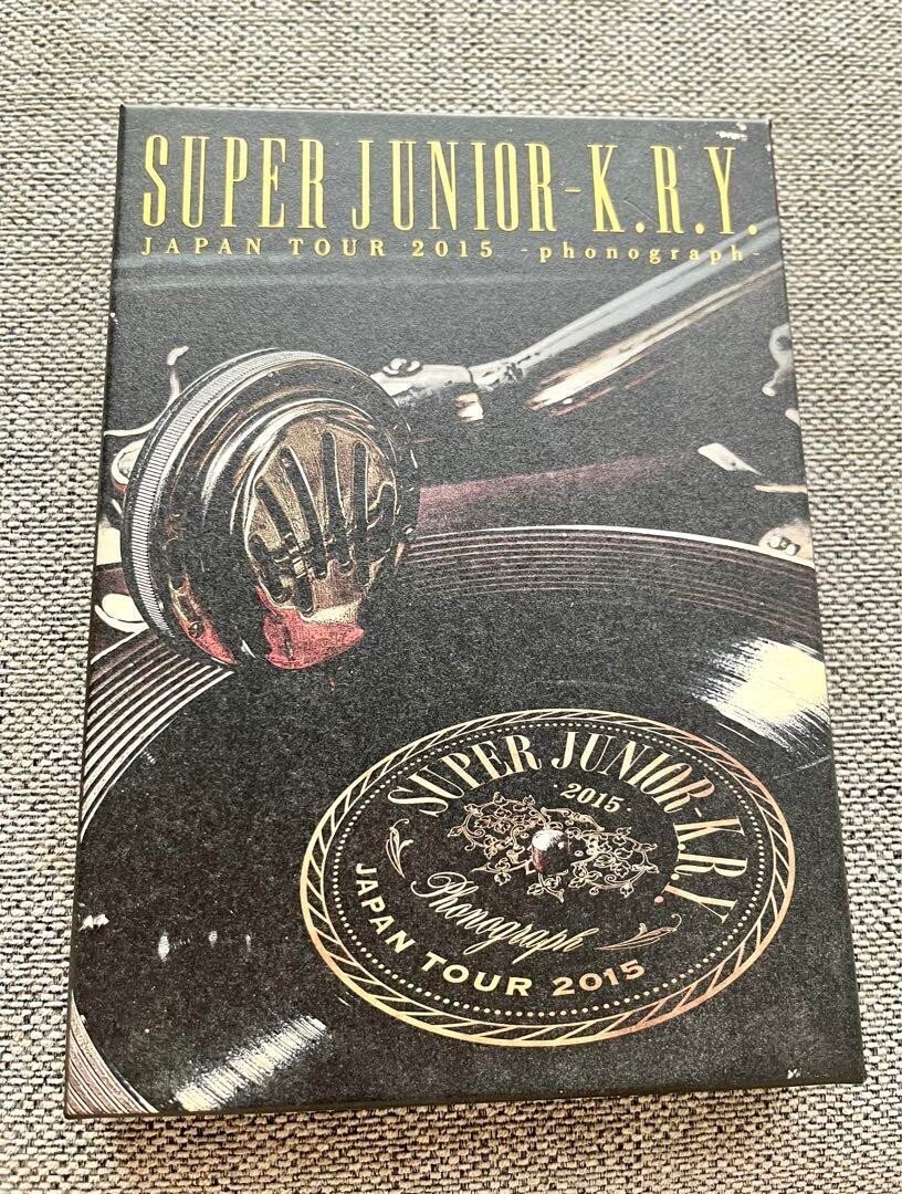 SUPER JUNIOR-KRY JAPAN TOUR 2015 写真集&DVD SUPER JUNIOR K.R.Y. JAPAN TOUR 2015 phonograph Limited