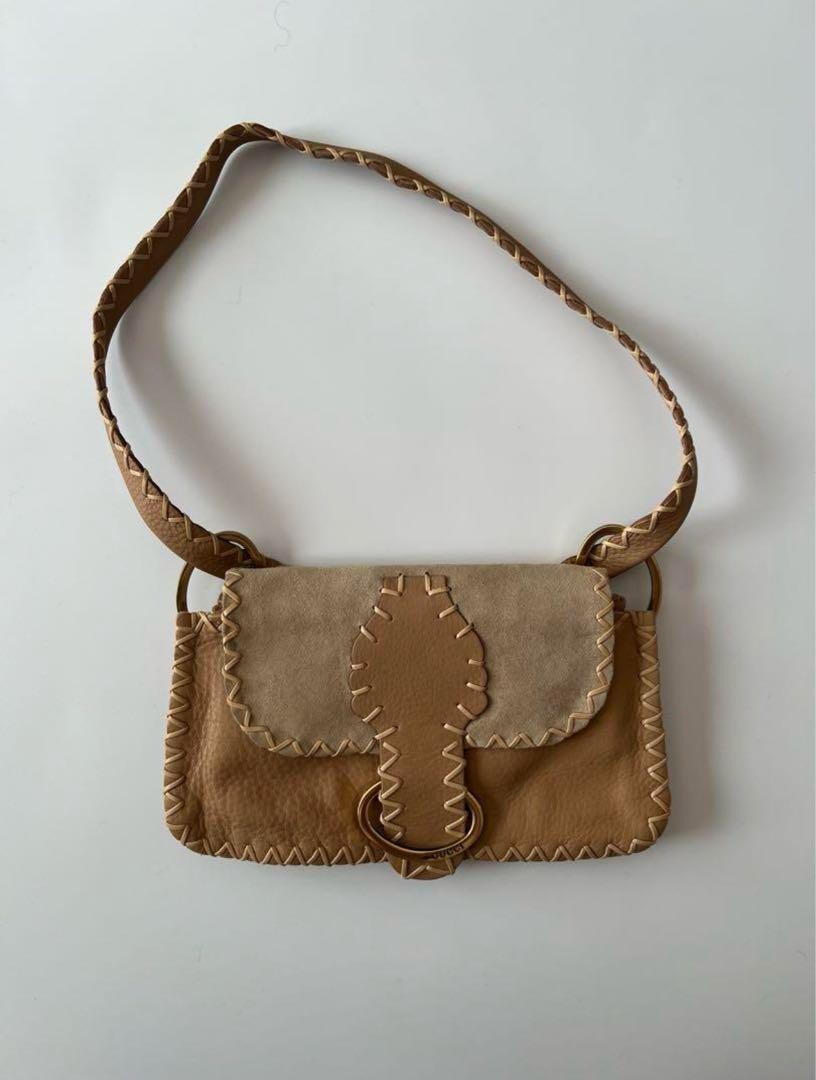 バッグ SS2002 GUCCI LEATHER STITCH SHOULDER BAG GUCCI SS2002 Leather Stitch Shoulder Bag | eBay