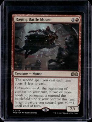 Raging Battle Mouse 143 Foil MTG Magic the Gathering